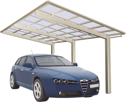 Ximax - 79101 - Aluminium carport Linea type 110 standaard inox look