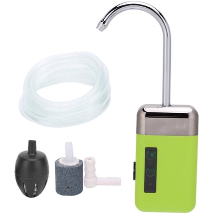Zuurstofpomp Sensing Pompen Water 3 Modi met LED-licht voor Vissen Handen Wassen 210 white