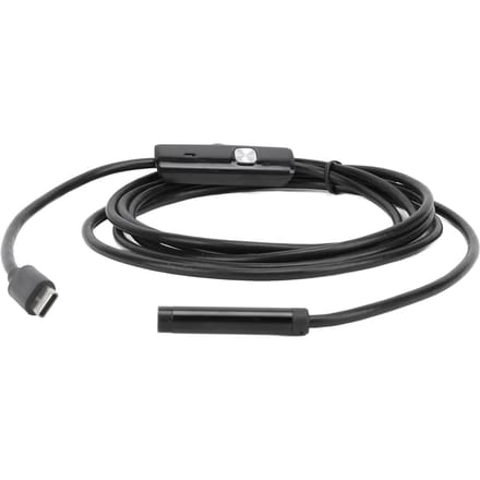 Diamètre 7mm Câble 2m Endoscope Industriel Type C USB MicroUSB Caméra d'Inspection pour Structure Interne Mécanique black