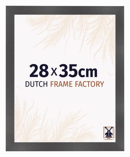 Fotolijst 28x35 cm - MDF - Zwart Mat - Praag