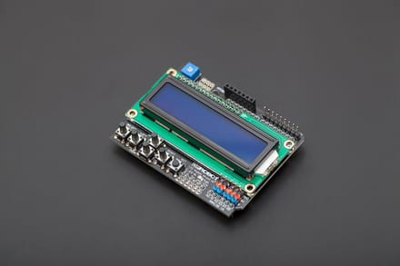 Gravity: 1602 LCD Keypad Shield Geschikt voor Arduino DFR0009