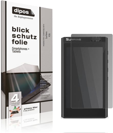 dipos – Matte Privacy Screenprotector geschikt voor Surfans F35 | Anti-Spy Beschermfolie
