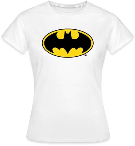 Batman Logo Original Kostuum T-Shirt Dames