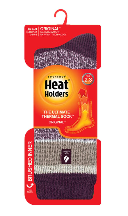 Heat Holders Dames Dikke Warme Thermische Sokken - Plum (Provence)