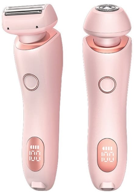 Elektrisch scheerapparaat voor dames, 2-in-1 nat- en droog elektrisch waterdicht scheerapparaat