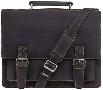 Visconti Hercules XL Messenger Bag - Leraren tas - leder - bruin - kwaliteit