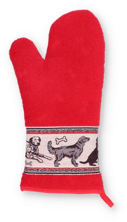 Bunzlau Castle | Ovenhandschoen Hond Rood CE