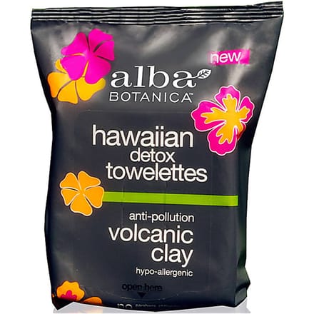 Alba Botanica Volcanic Clay Towelettes 30 wipes