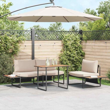 vidaXL Tuinstafel Bruin 100 x 55 x 70 cm Hout