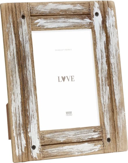 Deknudt Frames fotolijst S67UD1 - driftwood - witte afwerking - 10x15