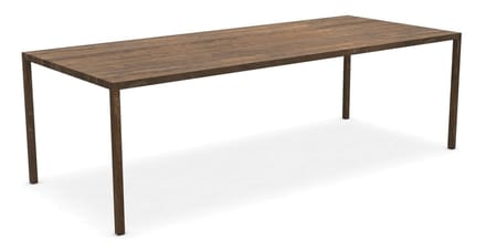 MDF Italia - Tense Material tafel - Hout - 100 x 240 cm - bruin