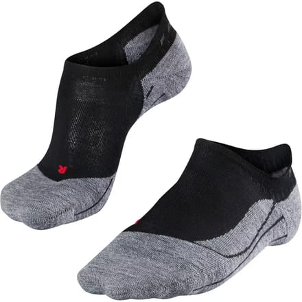 FALKE TK5 Invisible anti-blaar dun wol functioneel materiaal wandelsokken dames zwart - maat 39-40
