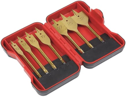 7-delige 1/4" zeskants boorset voor hout en metaal