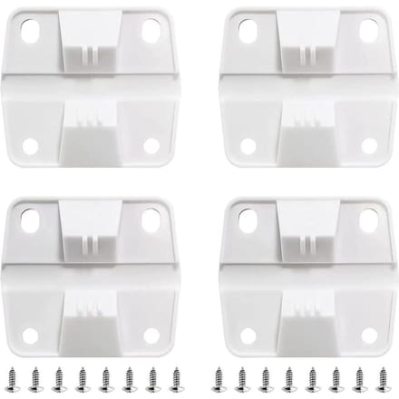 4 Set Witte Plastic Koelbox Scharnieren & Schroeven Set Compatibel Met Coleman Koelboxen