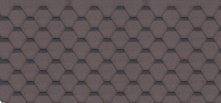 Timbela H-BROWN - Bitumen dakspanen - Dekking: 3 m² - Hexagonal Rock