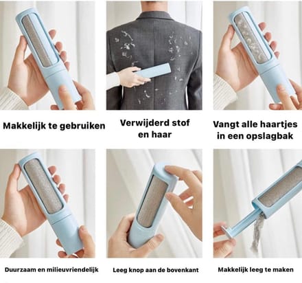 Repus Lemons Blauw - Kledingborstel