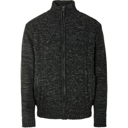LIVERGY Gebreide heren vest (Donkergrijs, S)