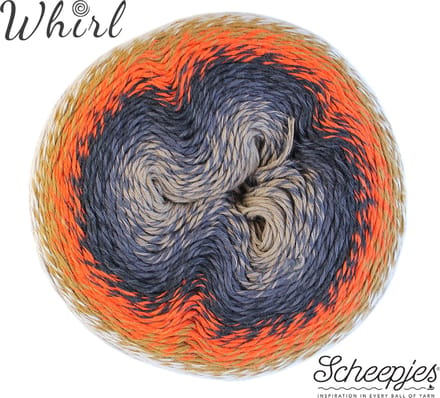 Scheepjes Whirl 1000m - Jumpin' Jaffa Pop