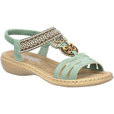 Platte sandalen Rieker 61855