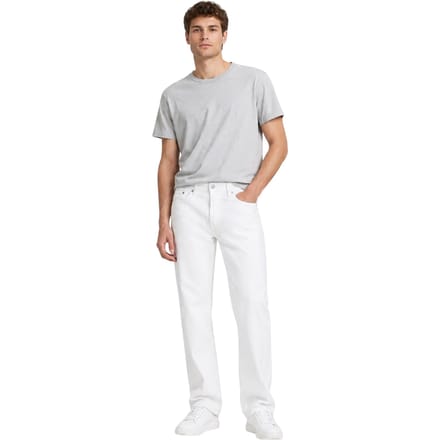 Levis Herenjeans 502 met rechte pijpen (Wit)