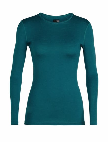 200 Oasis LS Crewe Thermoshirt Dames Midnight Navy S