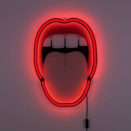 Seletti Studio Job Led Neon Signs Tong Wandlamp Rood