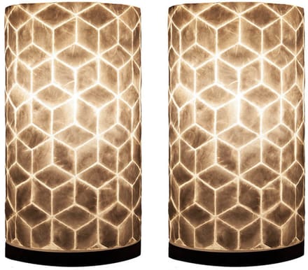 Tafellamp Cube 30cm 2 Stuks E14 Fitting