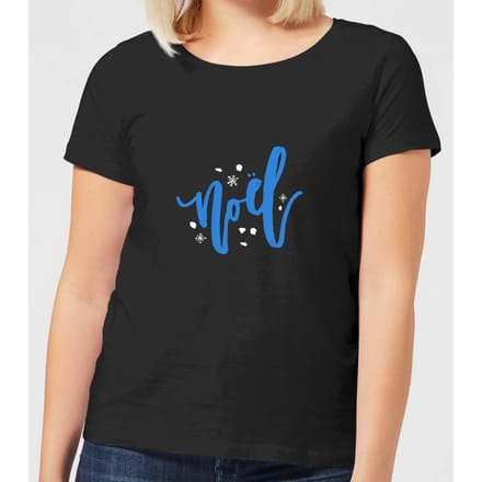 Noel Snowflakes Women's T-Shirt - Black - 3XL