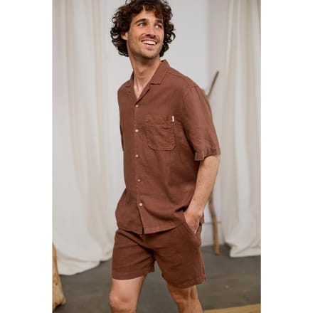 TWOTHIRDS Makakilo - Mocha Brown Größe: S | Casual hemden Outlet | Herren | Braun