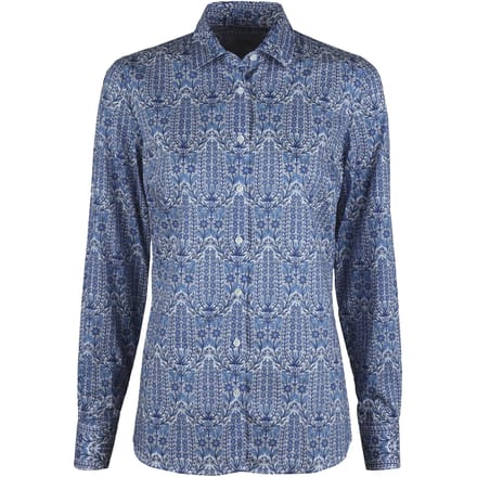Stenströms Sofie Shirt Blue Pattern Taglia: 36 | Magliette intime Outlet | Donna | Blu