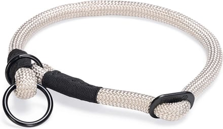 Beeztees Premium Parinca - Hondenhalsband - Rond - Nylon - Grijs - 50x1,
