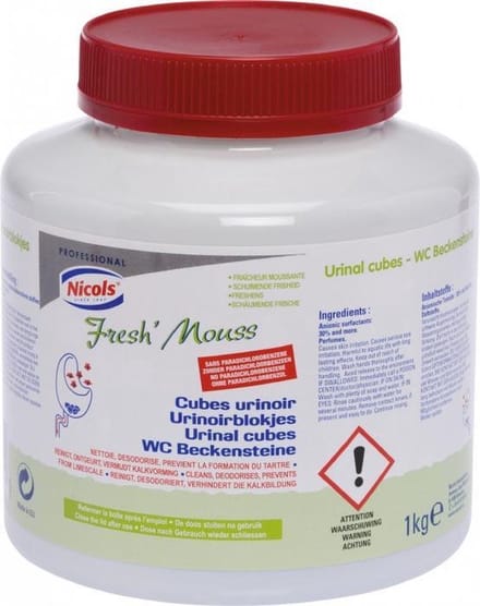 Urinoirblok Nicol's - 3 x 1 kg