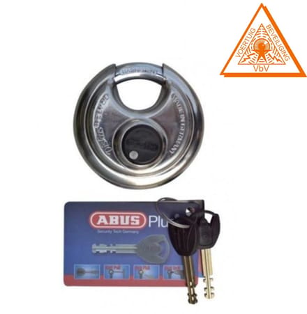 Abus padlock Fixed Lock - premium discusslot - inclusief 2 sleutels