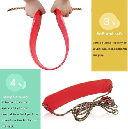Hangmat schommel zitset - Ontspanstoel buiten - Buiten relaxen - 150 kg capaciteit - 665 x 14 cm