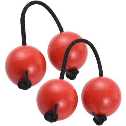 Lot de 2 shakers à rythmes africains Aslatua pour débutants red