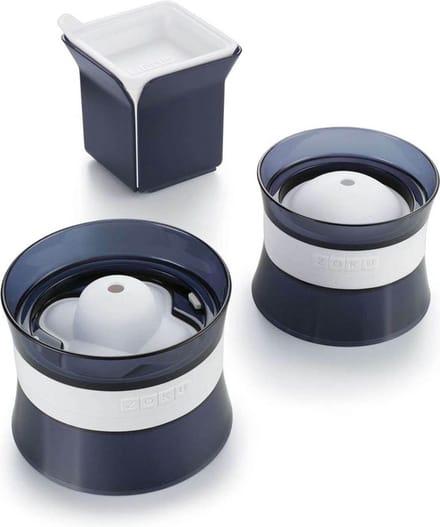 Zoku Mixology IJsbalmaker - Voor Glas - 3 Stuks - Smoke