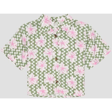 Roxy Salty Sun Kids Shirt groen