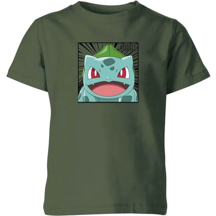 Pokémon Pokédex Bulbasaur #0001 Kids' T-Shirt - Green - 122/128 (7-8 jaar)