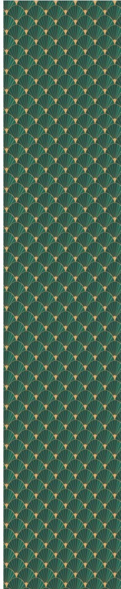 Voorgelijmd vliesbehang - ART DECO SMARAGDVOGEL - 1 rol van 300x60 cm