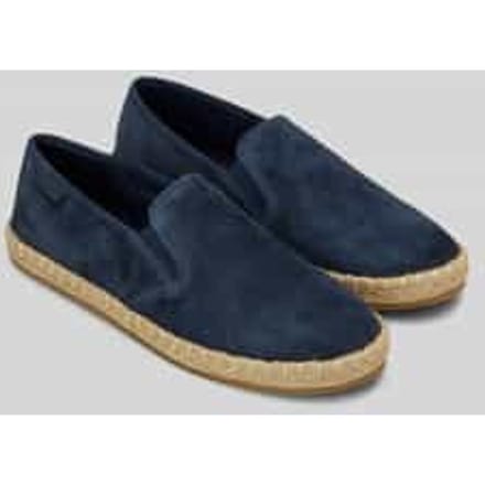 Espadrilles van echt leer met logopatch