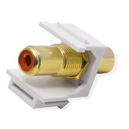 VALUE RCA keystone-koppeling, kunststof, rood