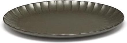 Serax Sergio Herman Inku ovaal plat bord 25x17.5cm groen
