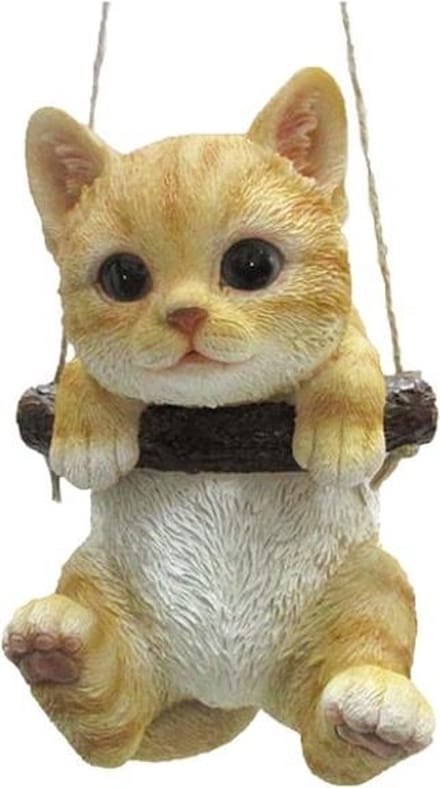 Esschert Design Poes 15,1 X 10,6 Cm Polyresin Lichtbruin