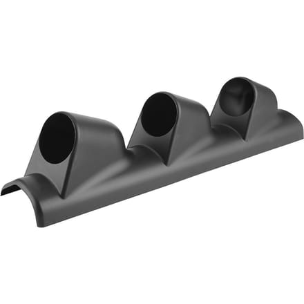 52mm 2 inch 3-Gats Triple Meter Houder Auto Dashboard Meter Pod voor Linksgestuurd black