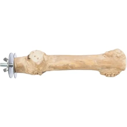Trixie Perch with screw attachment coffee wood 20 cm/ø 20-30 mm