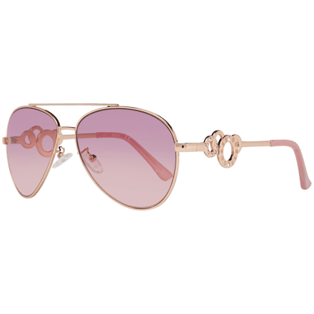 Guess - GF0365 - Zonnebril - Dames - Goudkleurig - Rosé lens