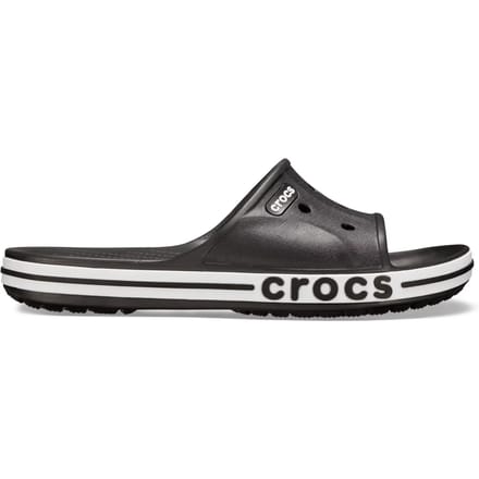 Crocs Bayaband Slide heren slippers zwart wit - Maat 42/43