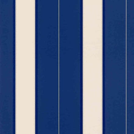 BLAUW STREPEN BEHANG PAPIER RASCH LOUNGE