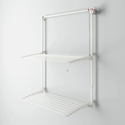 Foxydry Wall Plus 152 cm White - wanddroogrek -bediening rechts- 152 x 52 x 137 cm