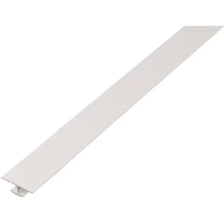 Alberts H-profiel - Pvc Wit - 25x10x1mm 1m